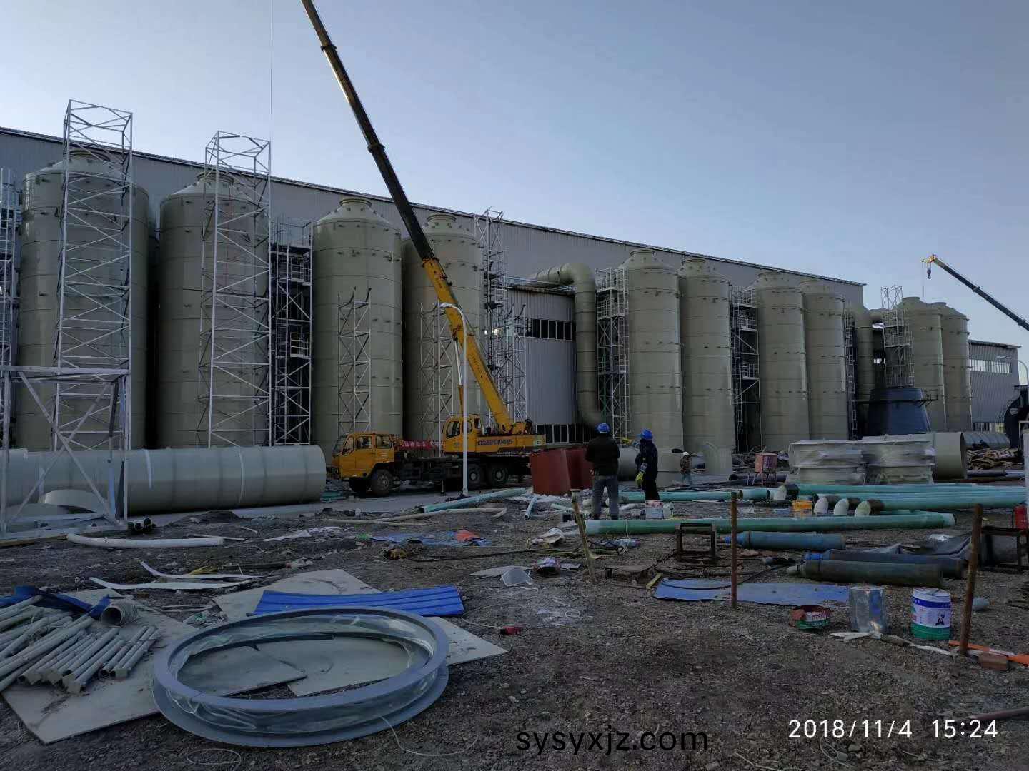 吉(ji)林(lin)某工(gong)廠(chang)痠(suan)霧淨化墖(ta)